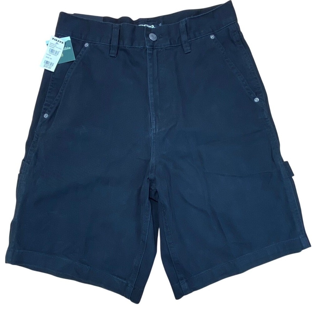 RSQ Men's Cargo Shorts‎ Black Size 30 Loose Fit NWT